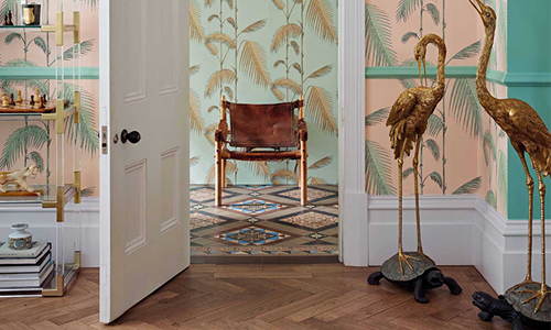 Palm Leaves Wallpaper de la colección Icons de Cole & Son