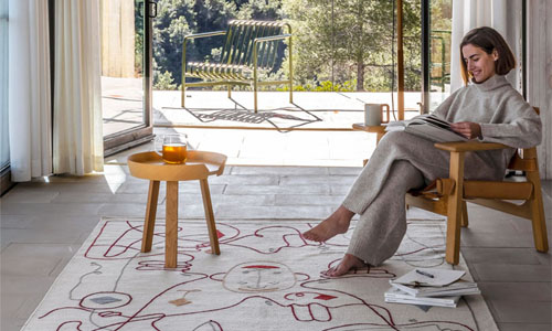 Nanimarquina presentó cuatro nuevas colecciones de alfombras.