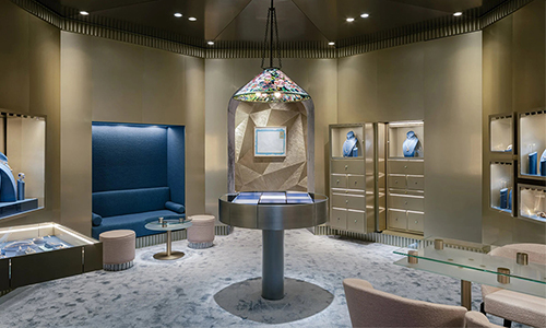 Exhibición temporal Tiffany & Co de OMA en París.