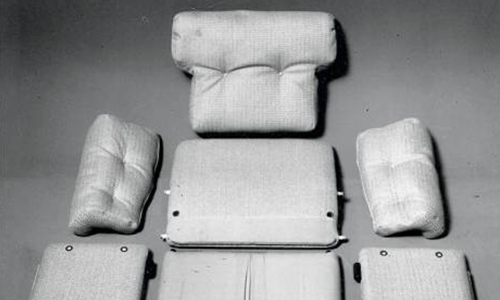 Coronado armchair disassembled