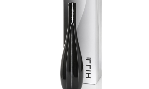 Botella de vino edición limitada diseñado por Zaha Hadid.