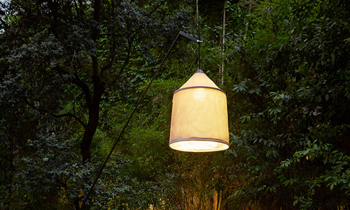 Lámparas colgantes de la colección  Jaima, diseñada por Joan Gaspar