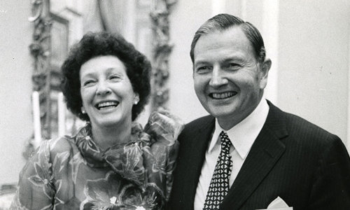 Peggy y David Rockefeller