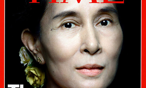 Aung San Suu Kyi en la revista 'Time'