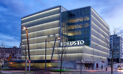 Edificio de la Biblioteca de la Universidad de Deusto-Bilbao by  arquitecto español Rafael Moneo