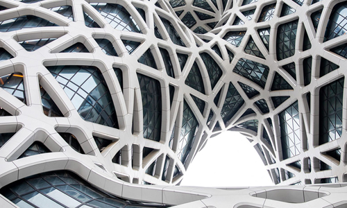Estructura del edificio Hotel Morpheus en Macao