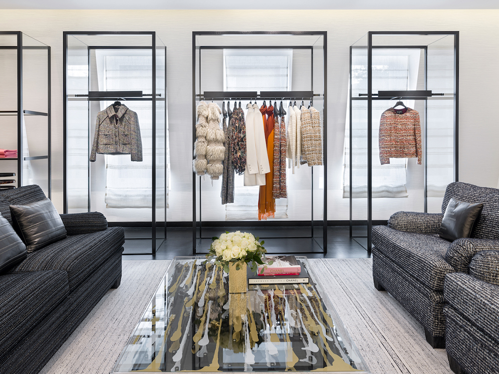 Peter Marino crea los interiores de la nueva boutique de Chanel