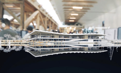 Render del Nuevo proyecto de Fish Market en Sydney by 3XN Architects