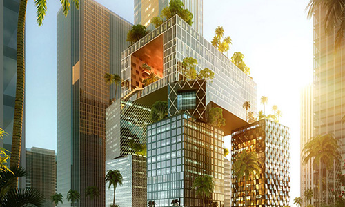 Render. Vanke 3D City un nuevo tipo de rascacielos