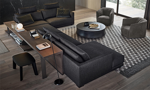 Bristol sofa designed by Jean-Marie Massaud