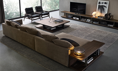Bristol sofa designed by Jean-Marie Massaud