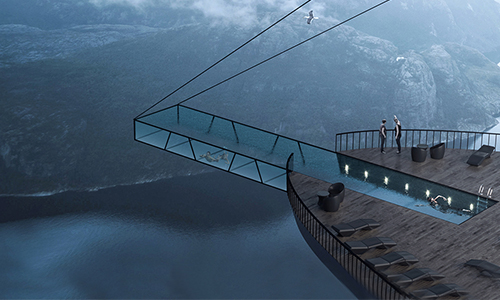 Cliff Concept Boutique Hotel designed by Hayri Atak Architectural Design Studio