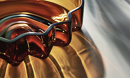 Pulse glass collection | Zaha Hadid Design.