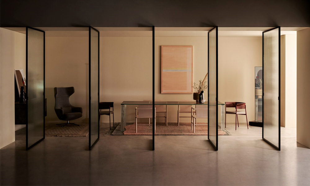 Piero Lissoni y Glass Italia colaboran en un nuevo proyecto de puertas interiores 