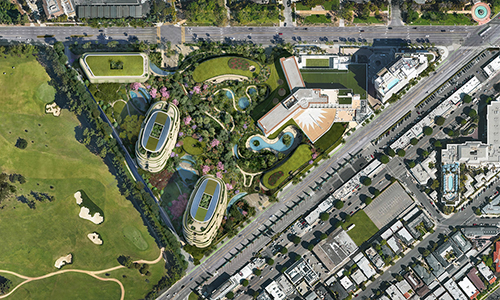 Foster + Partners presentó el Plan Maestro de One Beverly Hills que incluirá un hotel de lujo.