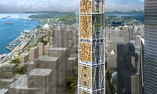 Seattle 2030: The Post-Crisis Tower | 3MIX.