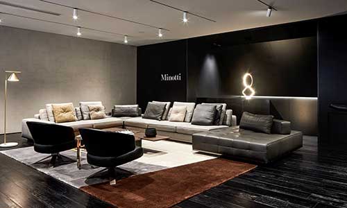 Minotti inaugura una nueva tienda insignia en Bogotá.