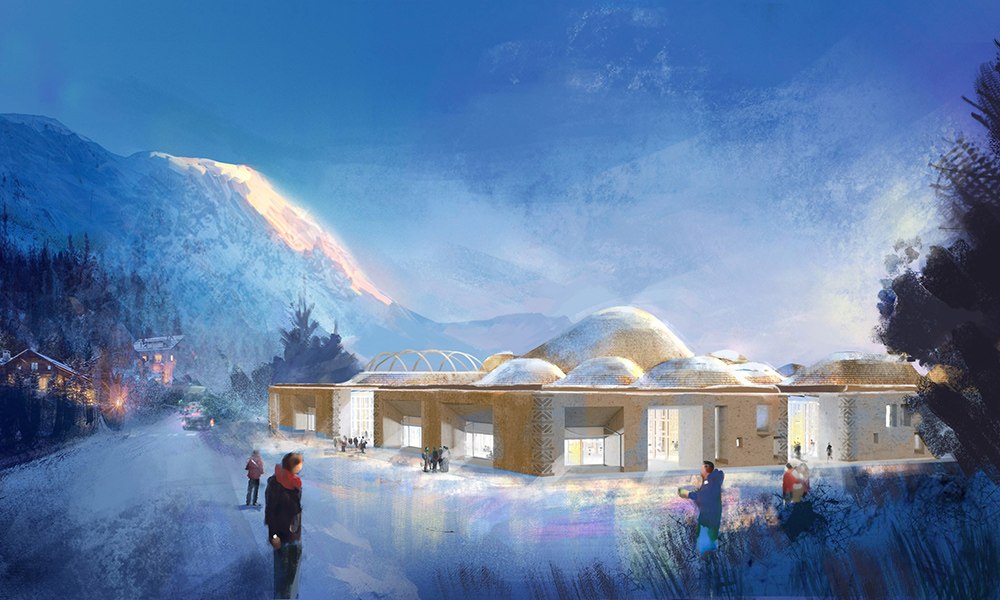 Foster + Partners prepara centro de innovación en los Alpes Suizos