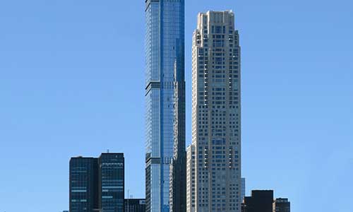 Capturan avances del edificio residencial más alto del mundo en NY.