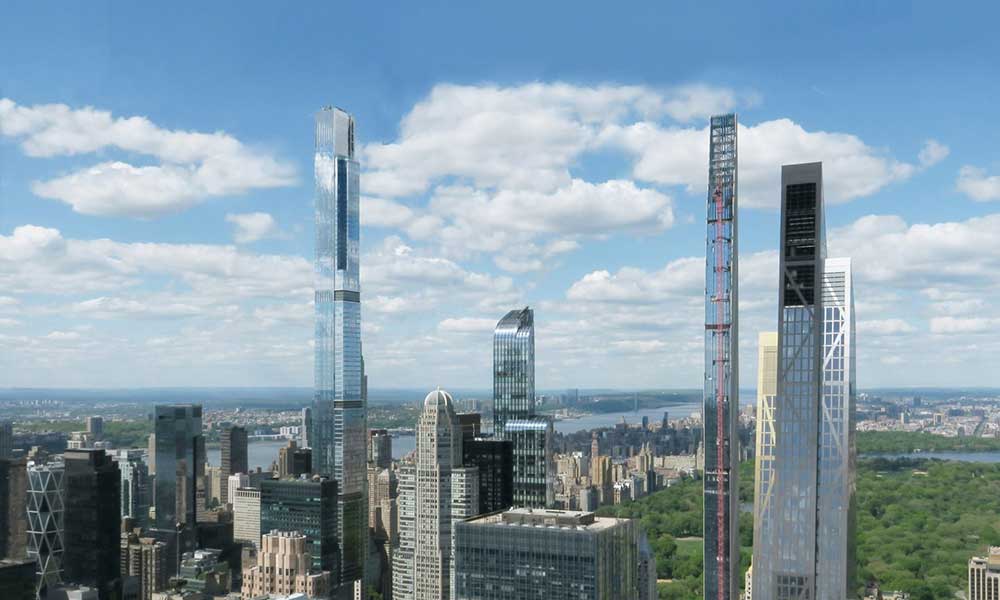 Capturan avances del edificio residencial más alto del mundo en NY