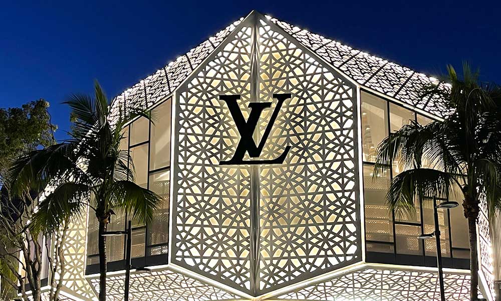 Marcel Wanders diseñó 'Diamond Facade' para Louis Vuitton