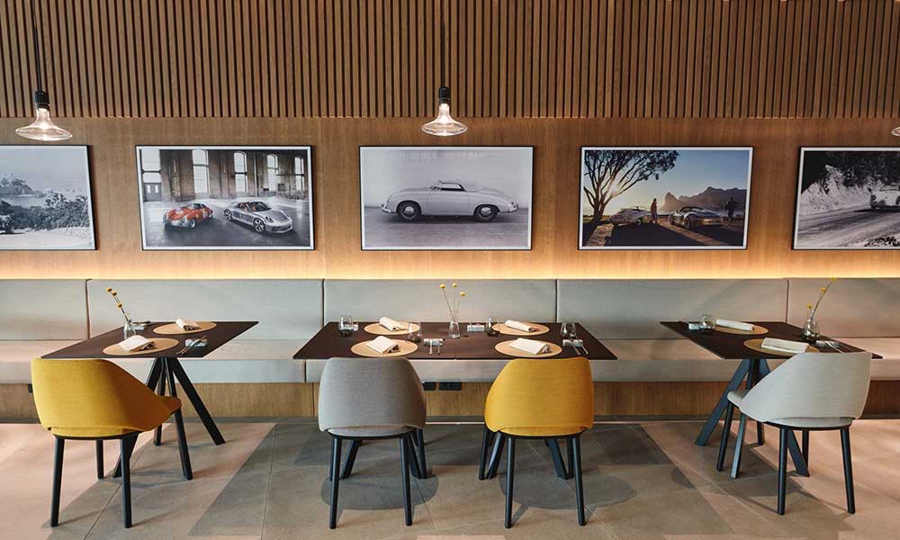 Pedrali amuebla el Porsche Experience Center recientemente inaugurado en Franciacorta
