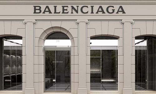 Balenciaga reinaugura boutique debajo de su histórico taller en París.