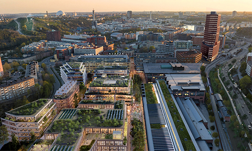 'Stockholm Wood City | Henning Larsen + White Arkitekter.