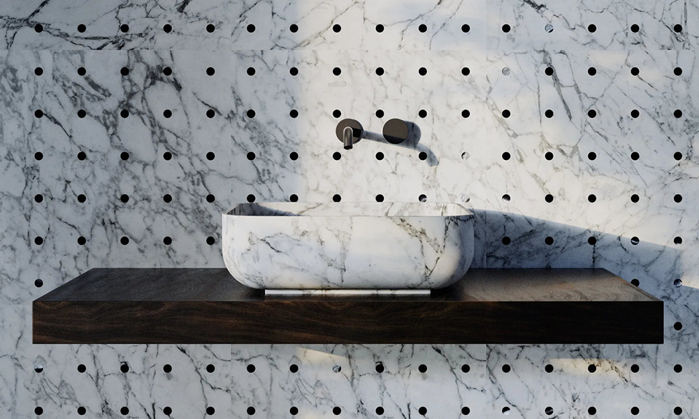 Enzo Berti + Marco Piva diseñan nuevos revestimientos de mármol