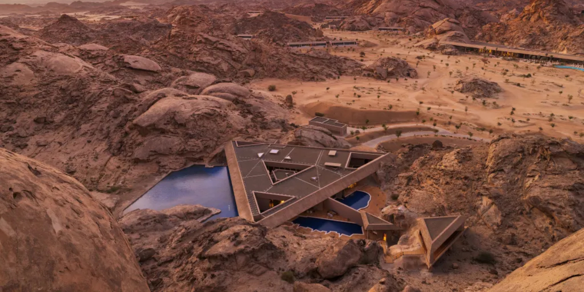 Desert Rock: El lujo sostenible en las montañas del Hiyaz