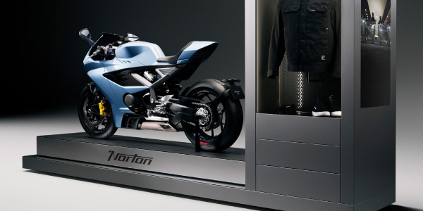 Foster + Partners diseña un nuevo showroom para Norton Motorcycles.